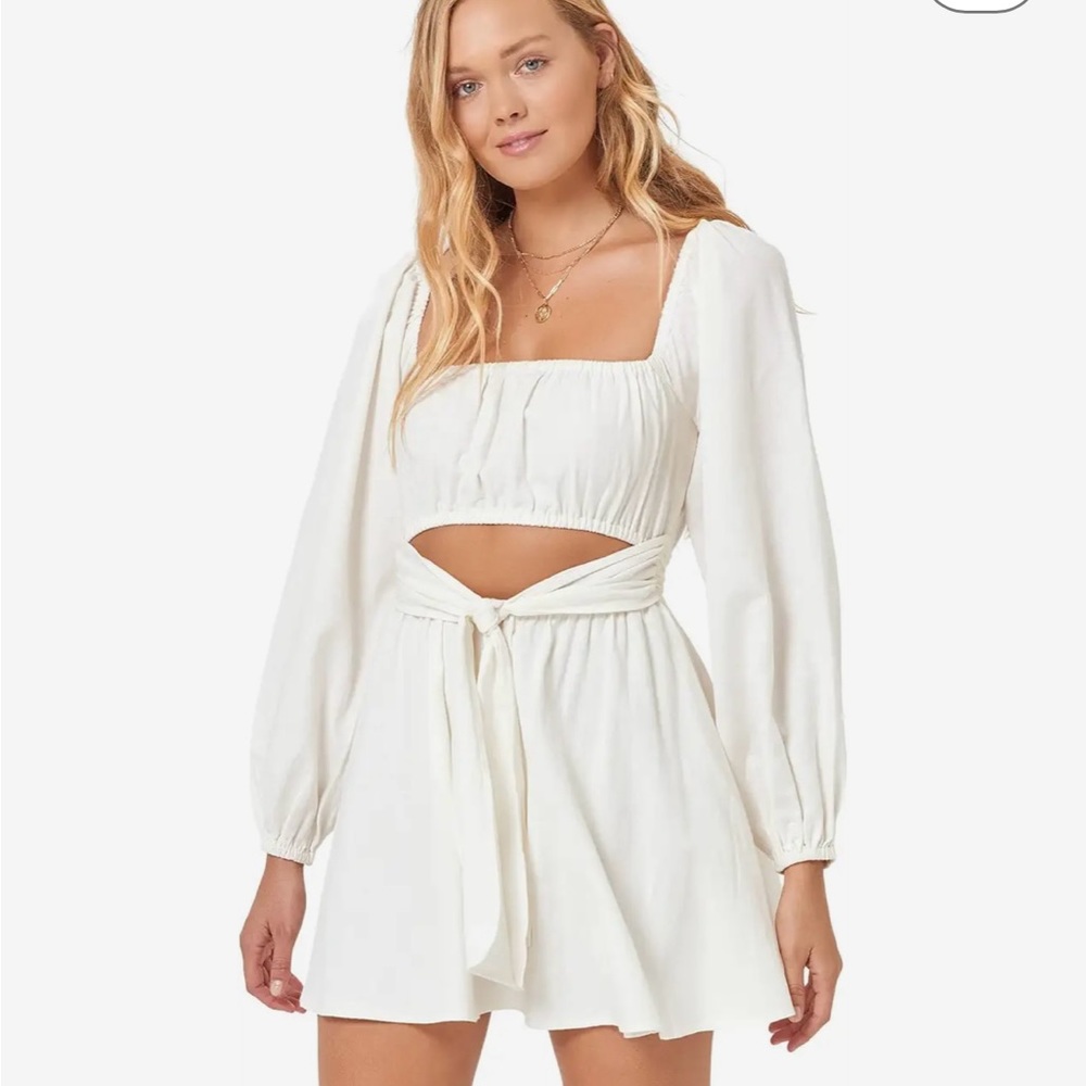 NWT L*Space Rosita Dress Size Small in Cream